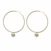 Sacha Drake Earrings | Baroque Pearl Statement Hoops